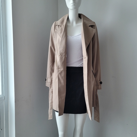 NWT Vero Moda Berta Double-Breasted Trench Coat Jacket XS - Picture 13 of 15